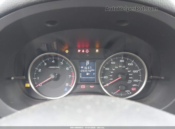 JF2GPABC4HH280883 2017 SUBARU CROSSTREK Red Widok tylnych siedzeń