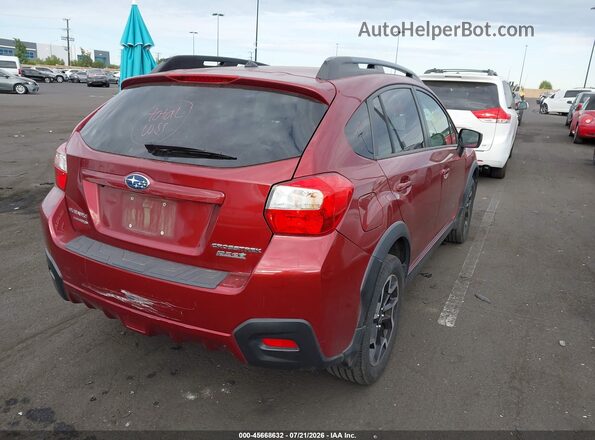 JF2GPABC4HH280883 2017 SUBARU CROSSTREK Red Tył prawy