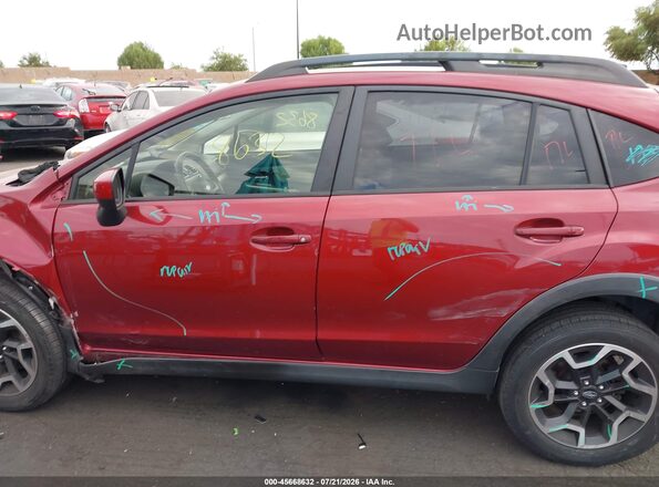 JF2GPABC4HH280883 2017 SUBARU CROSSTREK Red Widok wnętrza 360 stopni