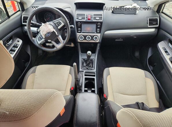 JF2GPABC5G9315987 2016 SUBARU CROSSTREK White Вид панелі приладів