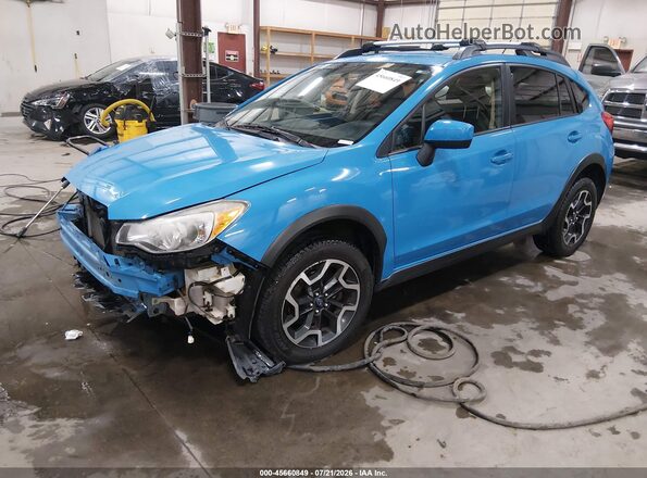 JF2GPABC5GG209731 2016 SUBARU CROSSTREK Синий Передняя левая четверть