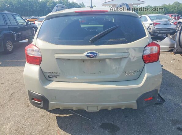 JF2GPABC5H8221826 2017 SUBARU CROSSTREK Beige Вид ззаду