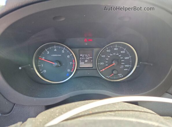 JF2GPABC5HG239636 2017 SUBARU CROSSTREK Угольный Вид щитка приборов