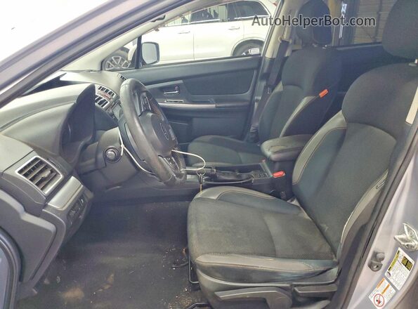 JF2GPABC6G8208016 2016 SUBARU CROSSTREK Silver Vista interior delantera