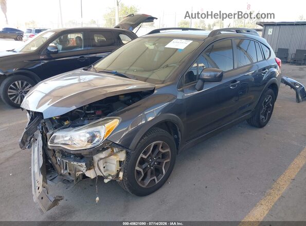 JF2GPABC6G8221350 2016 SUBARU CROSSTREK Black Przód lewy