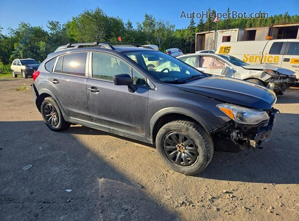 JF2GPABC6G8302705 2016 SUBARU CROSSTREK Charcoal Przód prawy