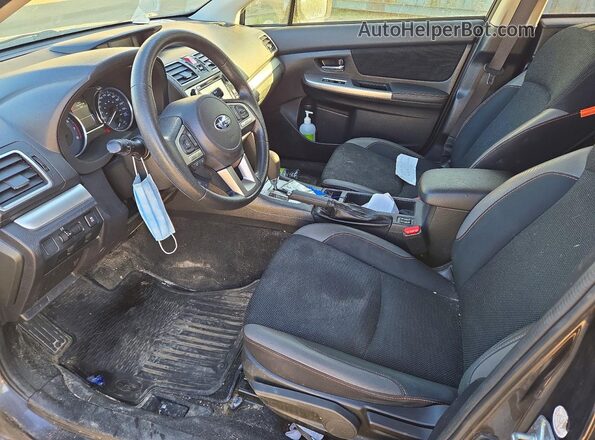 JF2GPABC6G8302705 2016 SUBARU CROSSTREK Charcoal Widok wnętrza z przodu