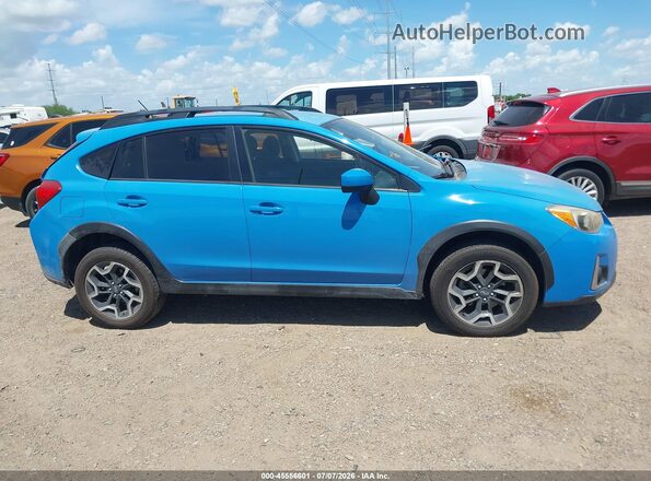JF2GPABC6G8306978 2016 SUBARU CROSSTREK Light Blue Սալոնի 360 աստիճան տեսք