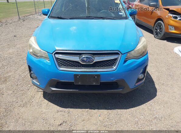 JF2GPABC6G8306978 2016 SUBARU CROSSTREK Light Blue Սալոնի հետևի տեսք