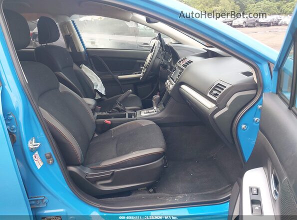 JF2GPABC6G8329032 2016 SUBARU CROSSTREK Light Blue წინა სალონის ხედი