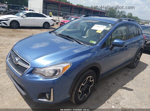 JF2GPABC6H8262966 2017 SUBARU CROSSTREK Blue Front left