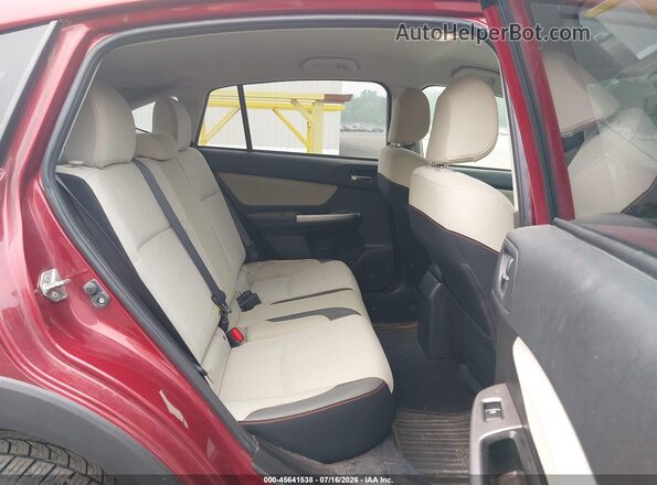 JF2GPABC7G8204041 2016 SUBARU CROSSTREK Red Vista de la etiqueta del VIN