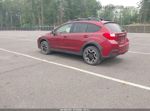 JF2GPABC7G8204041 2016 SUBARU CROSSTREK Red Trasero izquierdo