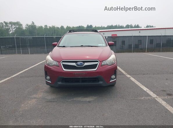 JF2GPABC7G8204041 2016 SUBARU CROSSTREK Red Vista del cuadro de instrumentos