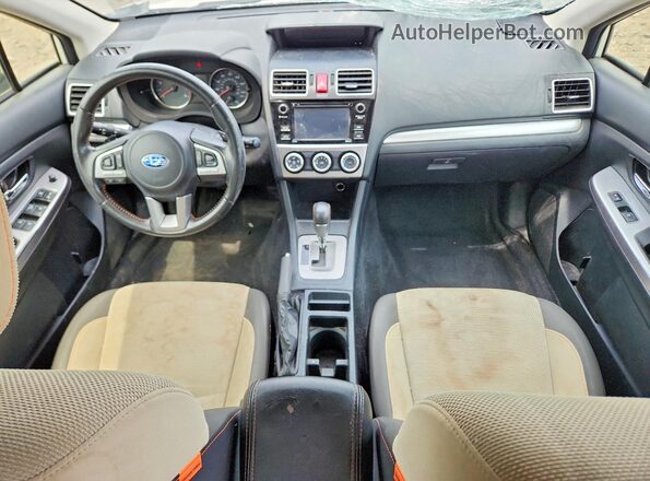 JF2GPABC7G8273554 2016 SUBARU CROSSTREK Белый Вид панели приборов