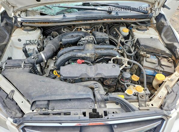 JF2GPABC7G8273554 2016 SUBARU CROSSTREK Белый Вид задней части салона