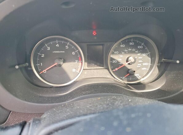 JF2GPABC7G8308609 2016 SUBARU CROSSTREK Beige Вид щитка приладів