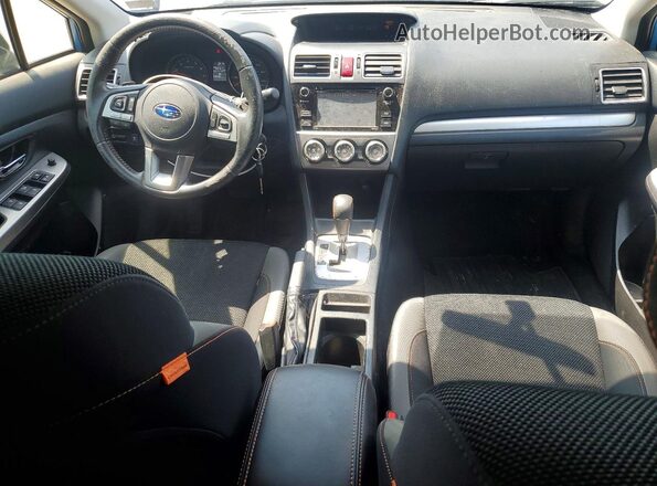 JF2GPABC7H8220127 2017 SUBARU CROSSTREK Blue Вид панелі приладів