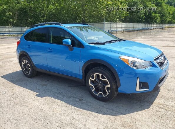 JF2GPABC7H8220127 2017 SUBARU CROSSTREK Blue Передня права чверть