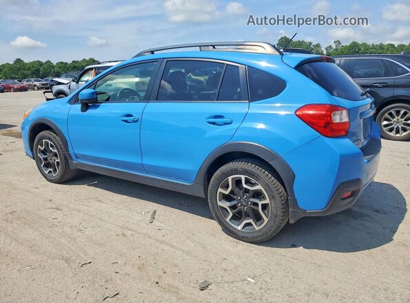 JF2GPABC7H8220127 2017 SUBARU CROSSTREK Blue Задня ліва чверть