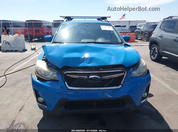 JF2GPABC7H8221634 2017 SUBARU CROSSTREK Light Blue ხელსაწყოთა პანელის ხედი
