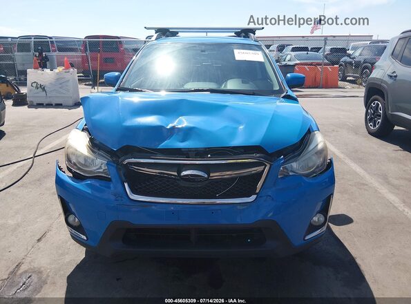 JF2GPABC7H8221634 2017 SUBARU CROSSTREK Light Blue წინა ხედი