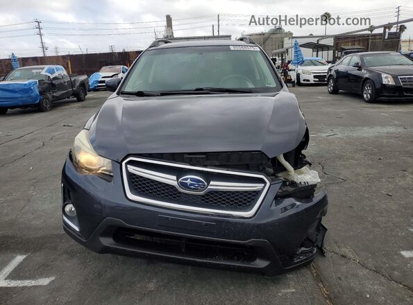 JF2GPABC7H8227160 2017 SUBARU CROSSTREK Charcoal წინა ხედი