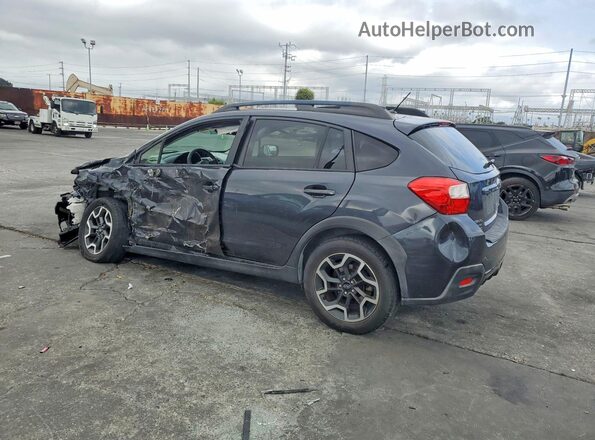 JF2GPABC7H8227160 2017 SUBARU CROSSTREK Charcoal უკანა მარცხენა