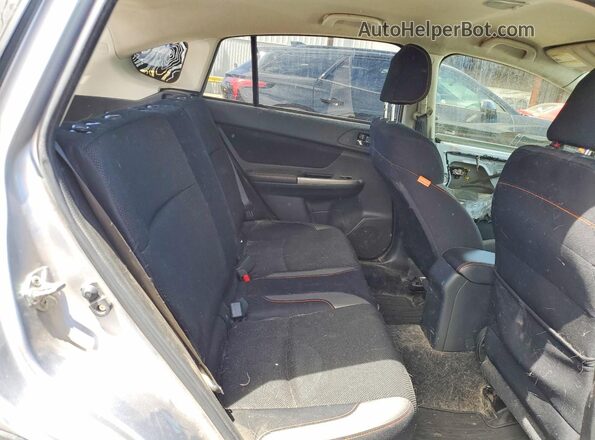 JF2GPABC8G8264412 2016 SUBARU CROSSTREK Silver Rear seats view