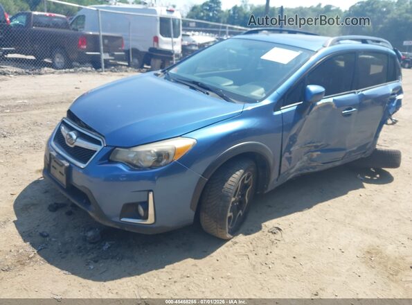 JF2GPABC8G8304312 2016 SUBARU CROSSTREK Blue Front left