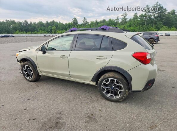 JF2GPABC8H8200517 2017 SUBARU CROSSTREK Бежевый Задняя левая четверть