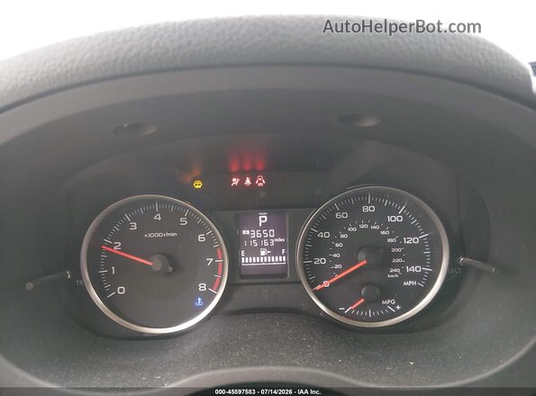 JF2GPABC8HH271698 2017 SUBARU CROSSTREK Silver Вид задніх сидінь