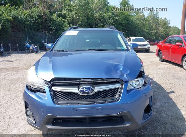 JF2GPABC9G8203294 2016 SUBARU CROSSTREK Blue Vista interior trasera