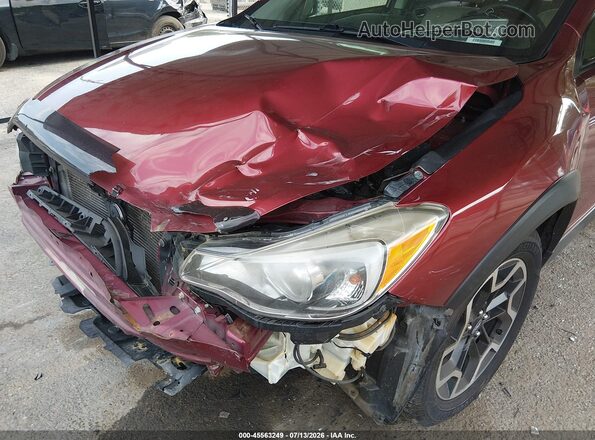 JF2GPABC9G8222668 2016 SUBARU CROSSTREK Red წინა ხედი
