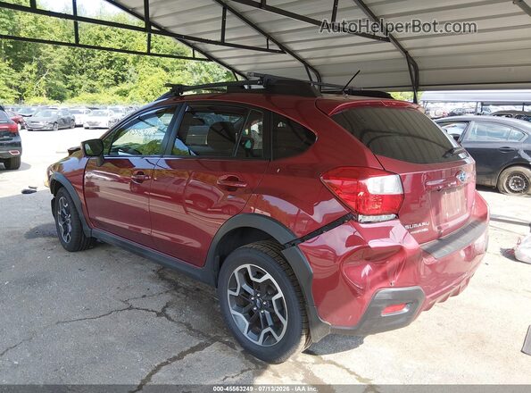 JF2GPABC9G8222668 2016 SUBARU CROSSTREK Red უკანა მარცხენა