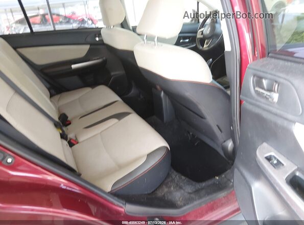JF2GPABC9G8222668 2016 SUBARU CROSSTREK Red VIN კოდის სტიკერის ხედი