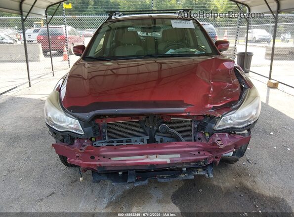 JF2GPABC9G8222668 2016 SUBARU CROSSTREK Red უკანა სალონის ხედი