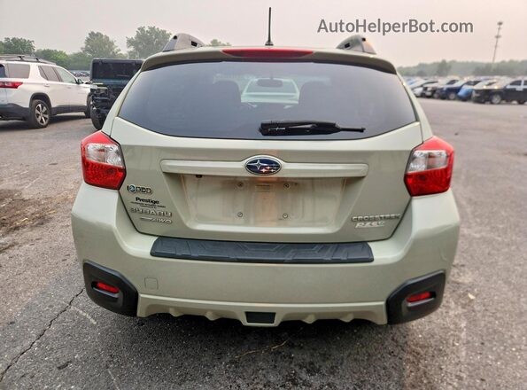 JF2GPABC9G8262863 2016 SUBARU CROSSTREK Beige Հետևի տեսք