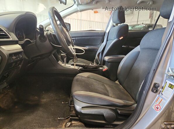 JF2GPABC9G8267996 2016 SUBARU CROSSTREK Silver წინა სალონის ხედი