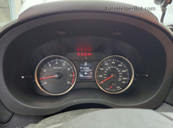 JF2GPABC9G8303380 2016 SUBARU CROSSTREK Silver Widok zestawu wskaźników