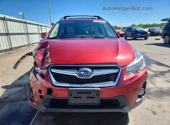 JF2GPABC9G8314024 2016 SUBARU CROSSTREK Red Widok z przodu
