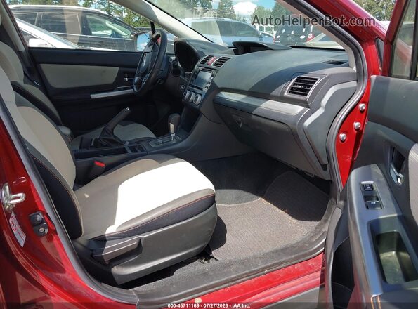 JF2GPABC9G8341403 2016 SUBARU CROSSTREK Red Front interior view