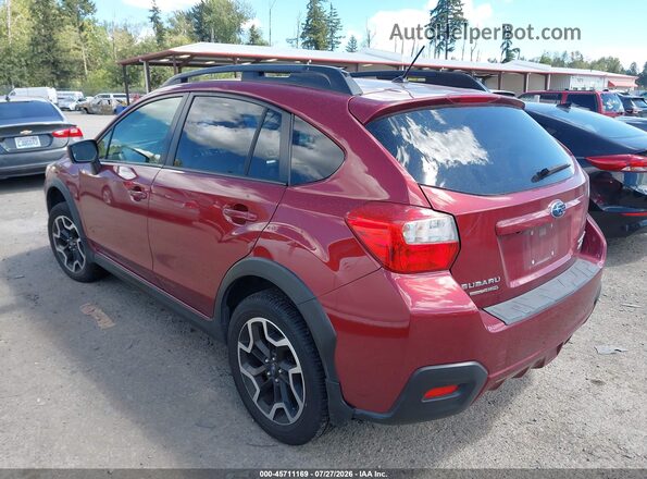 JF2GPABC9G8341403 2016 SUBARU CROSSTREK Red Rear left