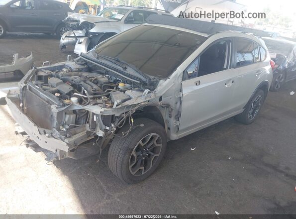 JF2GPABC9H8203605 2017 SUBARU CROSSTREK Gray წინა მარცხენა ხედი სამი მეოთხედიდან