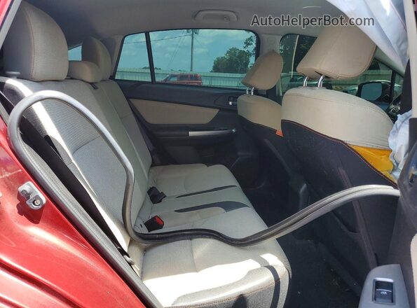 JF2GPABC9H8208013 2017 SUBARU CROSSTREK Maroon Vista interior trasera