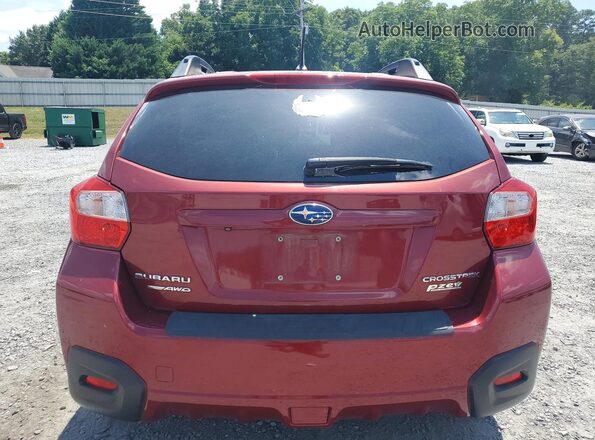 JF2GPABC9H8208013 2017 SUBARU CROSSTREK Maroon Vista trasera