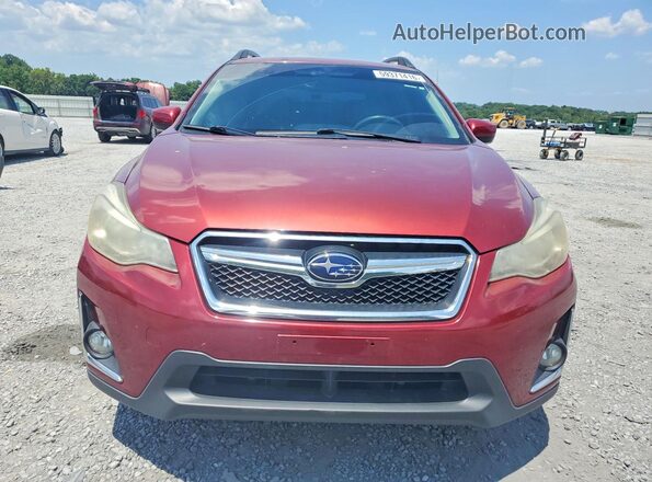 JF2GPABC9H8208013 2017 SUBARU CROSSTREK Maroon Vista frontal