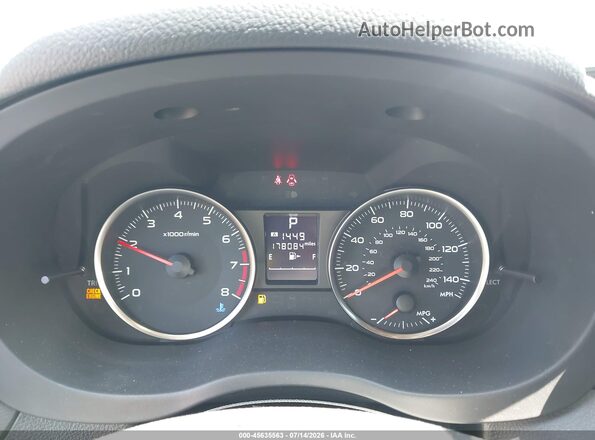 JF2GPABCXG8248776 2016 SUBARU CROSSTREK Gray Вид задніх сидінь