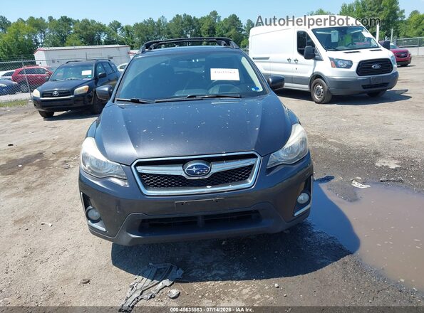 JF2GPABCXG8248776 2016 SUBARU CROSSTREK Gray Вид щитка приладів