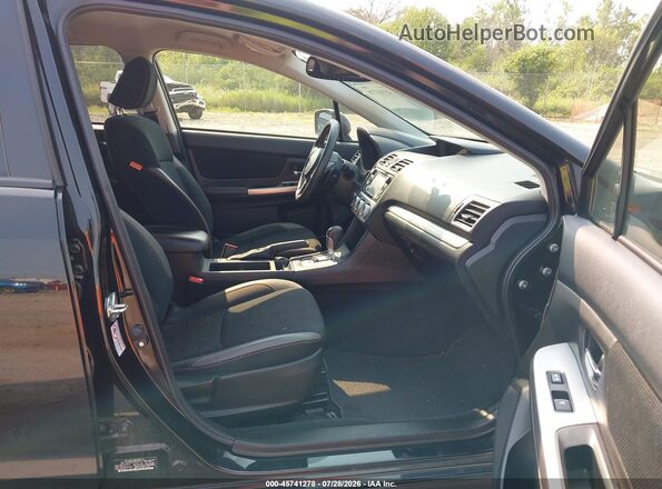 JF2GPABCXG8250513 2016 SUBARU CROSSTREK Black Widok wnętrza z przodu